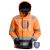 Snickers, AllroundWork, High-Vis vízálló 37.5® bélelt dzseki Class 3