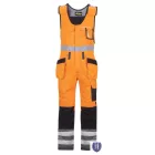 0213 Snickers, High Vis kantáros lengőzsebes nadrág, Class 2