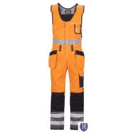   0213 Snickers, High Vis kantáros lengőzsebes nadrág, Class 2