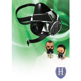   MSA Advantage 410 félálarc EN 148 szerinti zsinórmenettel és 420 ikerszűrős félálarc