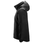 1104 Snickers AllroundWork Vízálló, bélelt kabát, fekete, XS