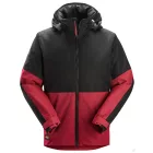 1104 Snickers AllroundWork Vízálló, bélelt kabát, chili piros, M