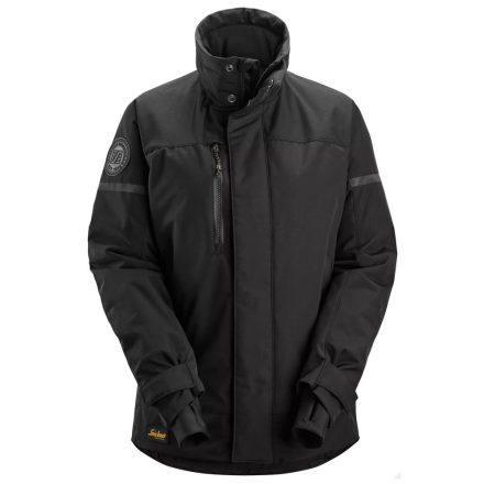 1117 Snickers AllroundWork Bélelt, női téli kabát, fekete, 2XL