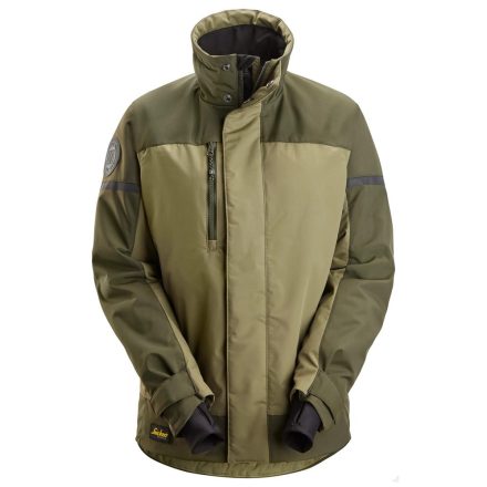 1117 Snickers AllroundWork Bélelt, női téli kabát, khaki zöld, 2XL