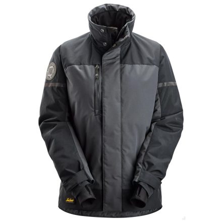 1117 Snickers AllroundWork Bélelt, női téli kabát, acélszürke, 2XL