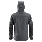 1229 Snickers AllroundWork softshell dzseki, kapucnival, acélszürke, XL