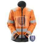 1237 Snickers AllroundWork, női High-Vis Softshell dzseki CL2/3