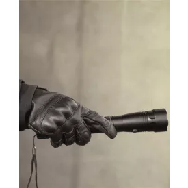 Mil-Tec protektoros bőr taktikai kesztyű, fekete