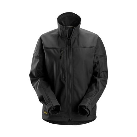 1276 Snickers AllroundWork Női softshell stretch dzseki, fekete, 3XL