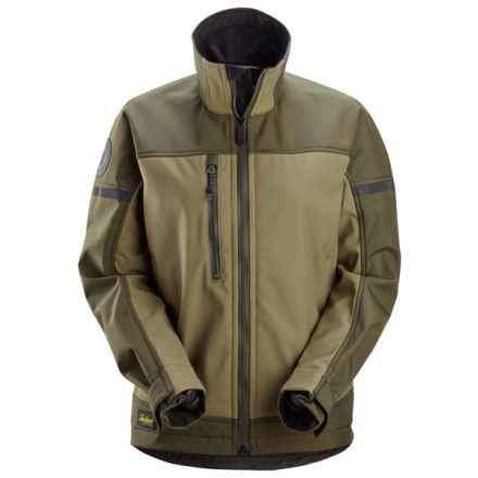1276 Snickers AllroundWork Női softshell stretch dzseki, khaki, 2XL