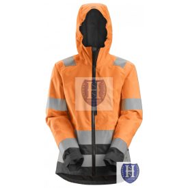   1347 Snickers AllroundWork, női High-Vis vízálló Shell dzseki CL 3