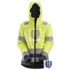 1347 Snickers AllroundWork, női High-Vis vízálló Shell dzseki CL 3