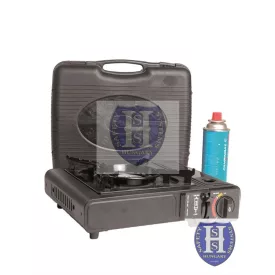 Gázrezsó bőrönddel