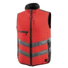 15565-249-22218 Mascot Grimsby bélelt láthatósági mellény Class 1 - high-vis piros/sötét antracit