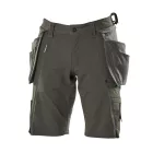 17149-311-18 Mascot rövidnadrág lecsatolható lengőzsebekkel - sötét antracit