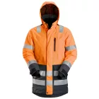 1830 Snickers, AllroundWork, High-Vis WP Parka, CL 3