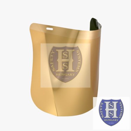 Hellberg arcvédő, SAFE polcarbonate goldplated visor