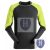 2405 Snickers Neon hosszú ujjú póló, fekete/sárga, M