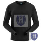 2411 Snickers LiteWork hosszú ujjú póló, fekete, 3XL