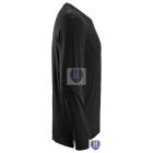 2411 Snickers LiteWork hosszú ujjú póló, fekete, 3XL