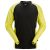 2450 Snickers Kontrasztos hosszú ujjú póló, fekete/neonsárga, 6XL