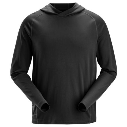 2456 Snickers Stay Fresh Könnyű, kapucnis munkapulóver, Fekete, 3XL