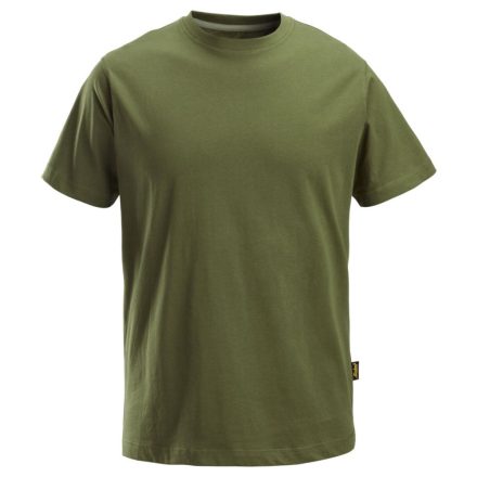Snickers klasszikus póló, khaki zöld, XL