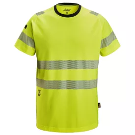2539 Snickers High-Vis rövidujjú póló, CL2 sárga