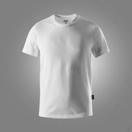 2540 Snickers Slim Fit póló, fehér, 2XL