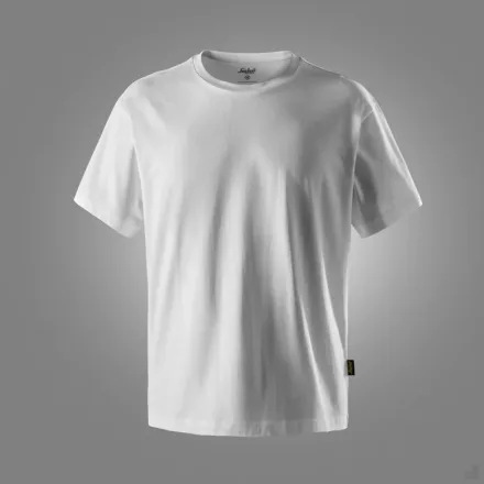 2544 Snickers Loose Fit póló, fehér, 4XL