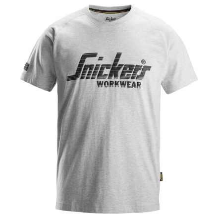 2590 Snickers NEW Logo póló, szürke melange, 2XL