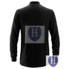 2660 Snickers ProtecWork hosszú ujjú galléros póló, fekete 3XL