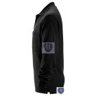 2660 Snickers ProtecWork hosszú ujjú galléros póló, fekete 3XL