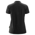 2702 Snickers Női galléros póló, fekete, M