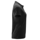 2702 Snickers Női galléros póló, fekete, M