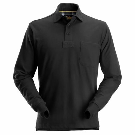 2712 Snickers Rugby Shirt, fekete, S