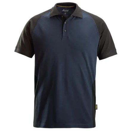 2750 Snickers két színű galléros póló, navy/fekete, 2XL