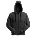 2801 Snickers cipzáras kapucnis pulóver, fekete XXL