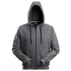 2801 Snickers cipzáras kapucnis pulóver, acélszürke, XXL