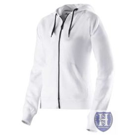 2811 Snickers Női cipzáras kapucnis pulóver, fehér, M