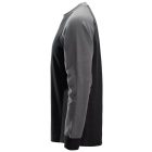 2840 Snickers Két színű pulóver, fekete/acélszürke, 3XL