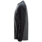 2840 Snickers Két színű pulóver, acélszürke/fekete, 3XL