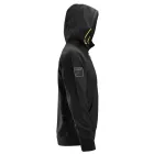 2880 Snickers Logo Cipzáras, kapucnis pulóver, fekete, L