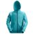 2880 Snickers Logo Cipzáras, kapucnis pulóver, AquaBlue, XL