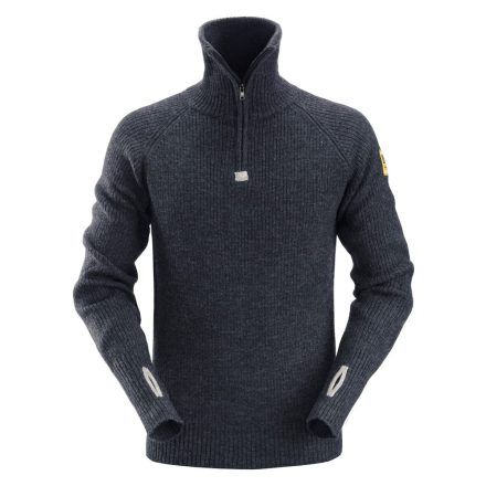 2905 Snickers 1/2-Zip Wool Sweater, navy, 2XL