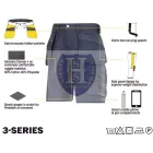 3014 Snickers Lengőzsebes rövidnadrág, Canvas+, navy kék, 48