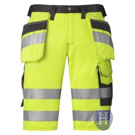   3033 Snickers Jólláthatósági lengőzsebes rövidnadrág, sárga/sötétszürke, 50
