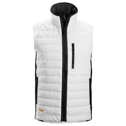 4512 Snickers AllroundWork 37.5 Insulator mellény, fehér, XL