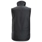 4548 Snickers AllroundWork téli mellény, acélszürke/fekete, XS