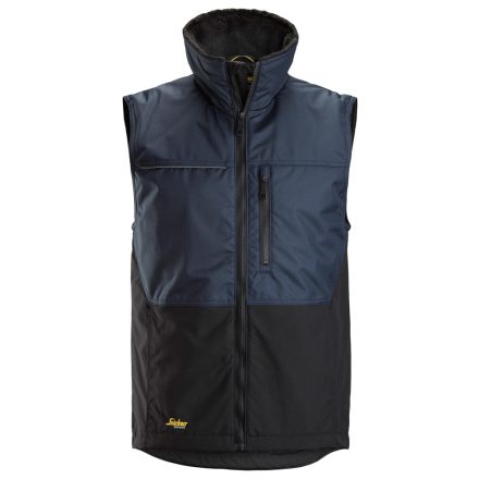 4548 Snickers AllroundWork téli mellény, navy kék/fekete, S